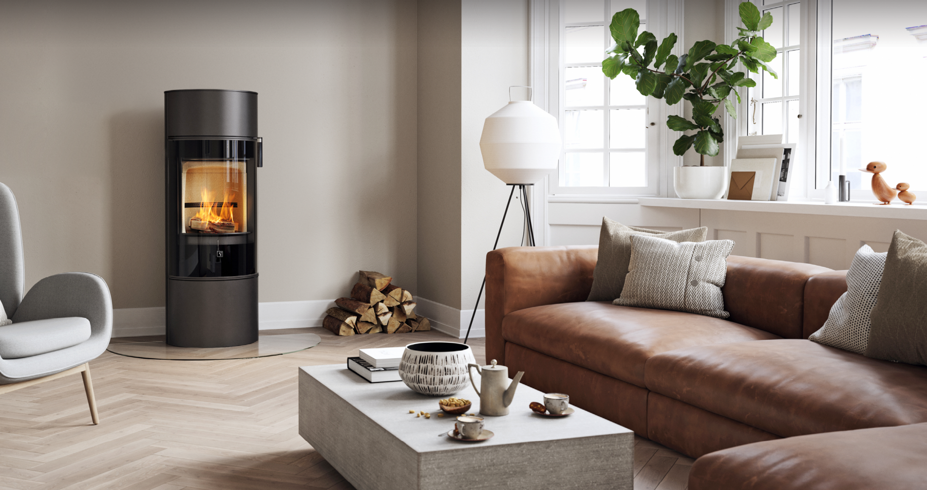 I Modern & design woodstoves, wood inserts, wood