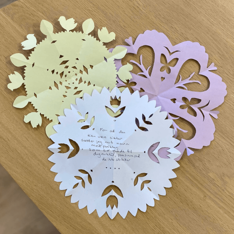 Traditional Danish riddle letters