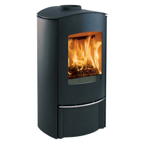 Black wood burning stove Scan 25