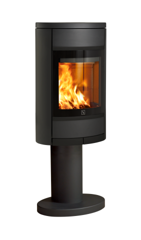 Sort vedovn på søylefot Scan 68-3